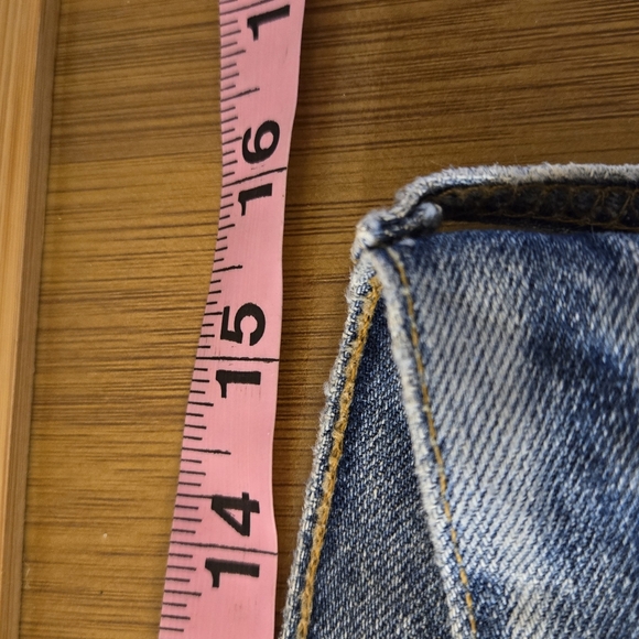 RE/Done Originals Light Wash Distressed Jeans Sz 28 - Picture 6 of 11